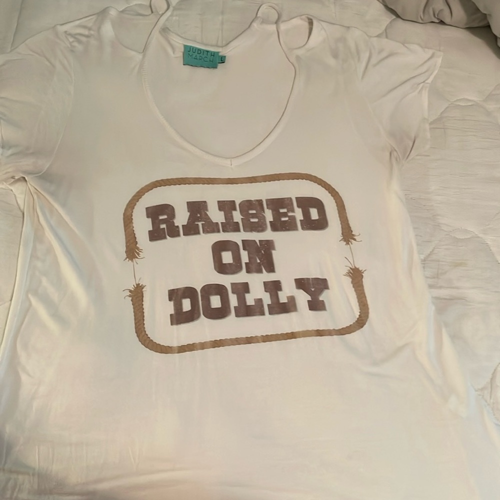 Raised on dolly tee